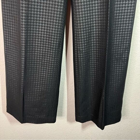 Express Design Studio Black Houndstooth Low Rise Editor Pants Womens Size 4 - Picture 3 of 8